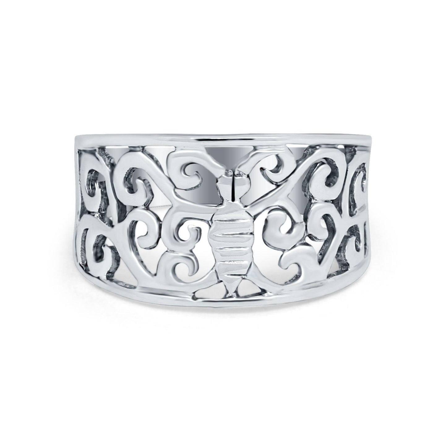 Filigree Butterfly Ring