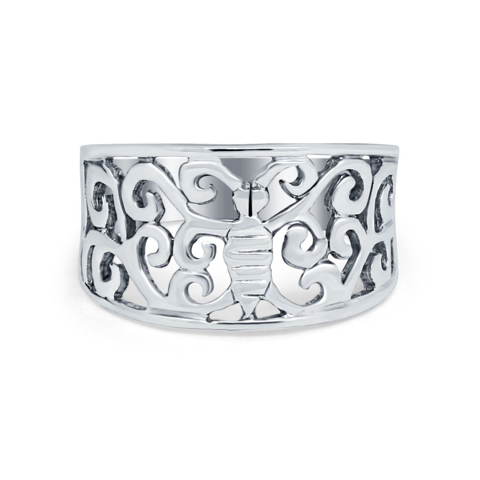 Filigree Butterfly Ring