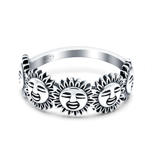 Sun Face Ring