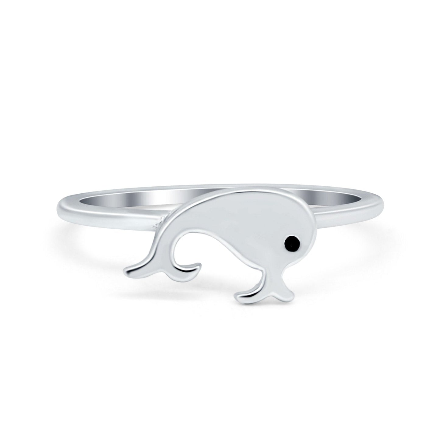 Whale Plain Ring Band