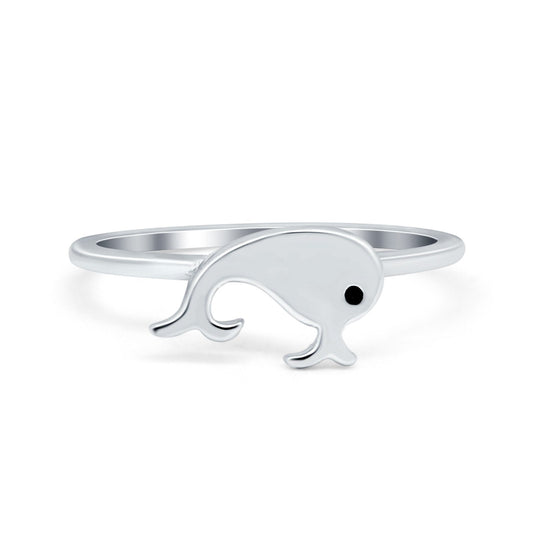 Whale Plain Ring Band