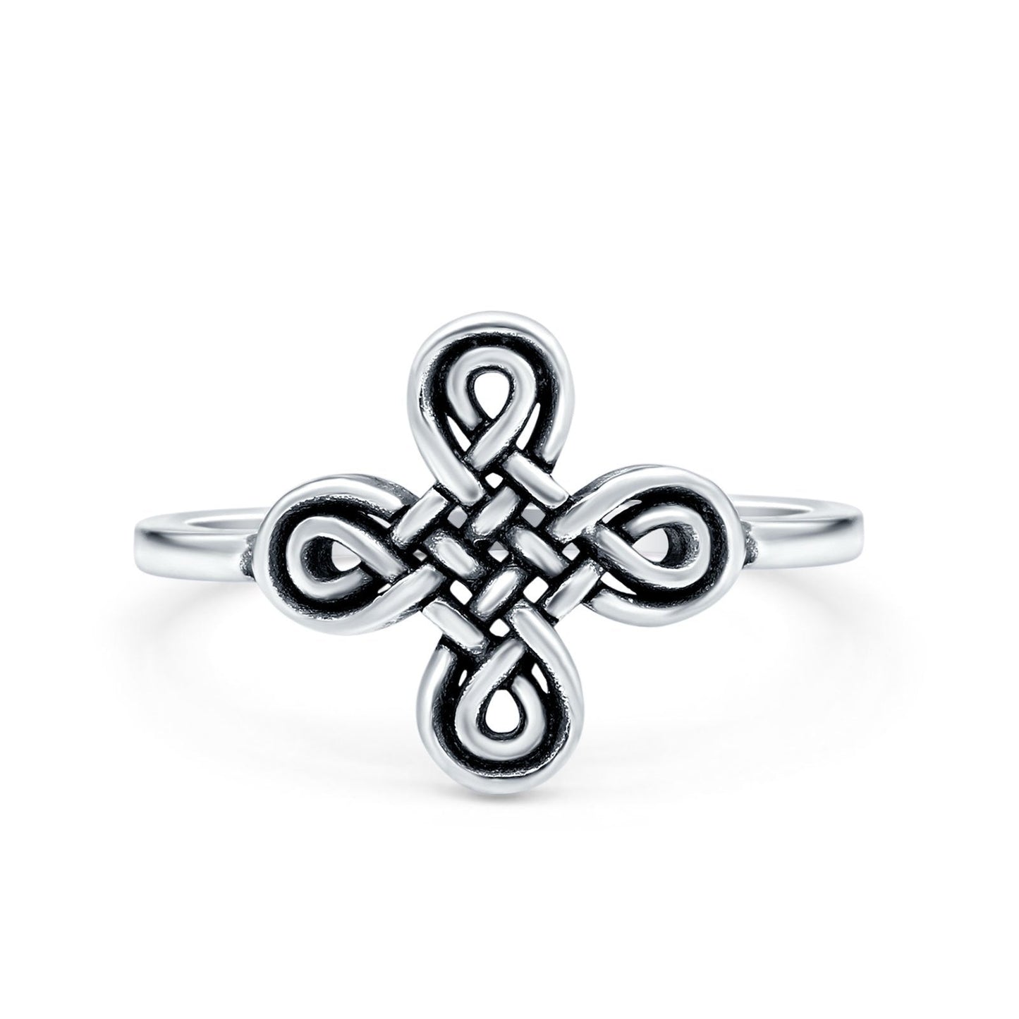 Celtic Cross 925 Sterling Silver Ring