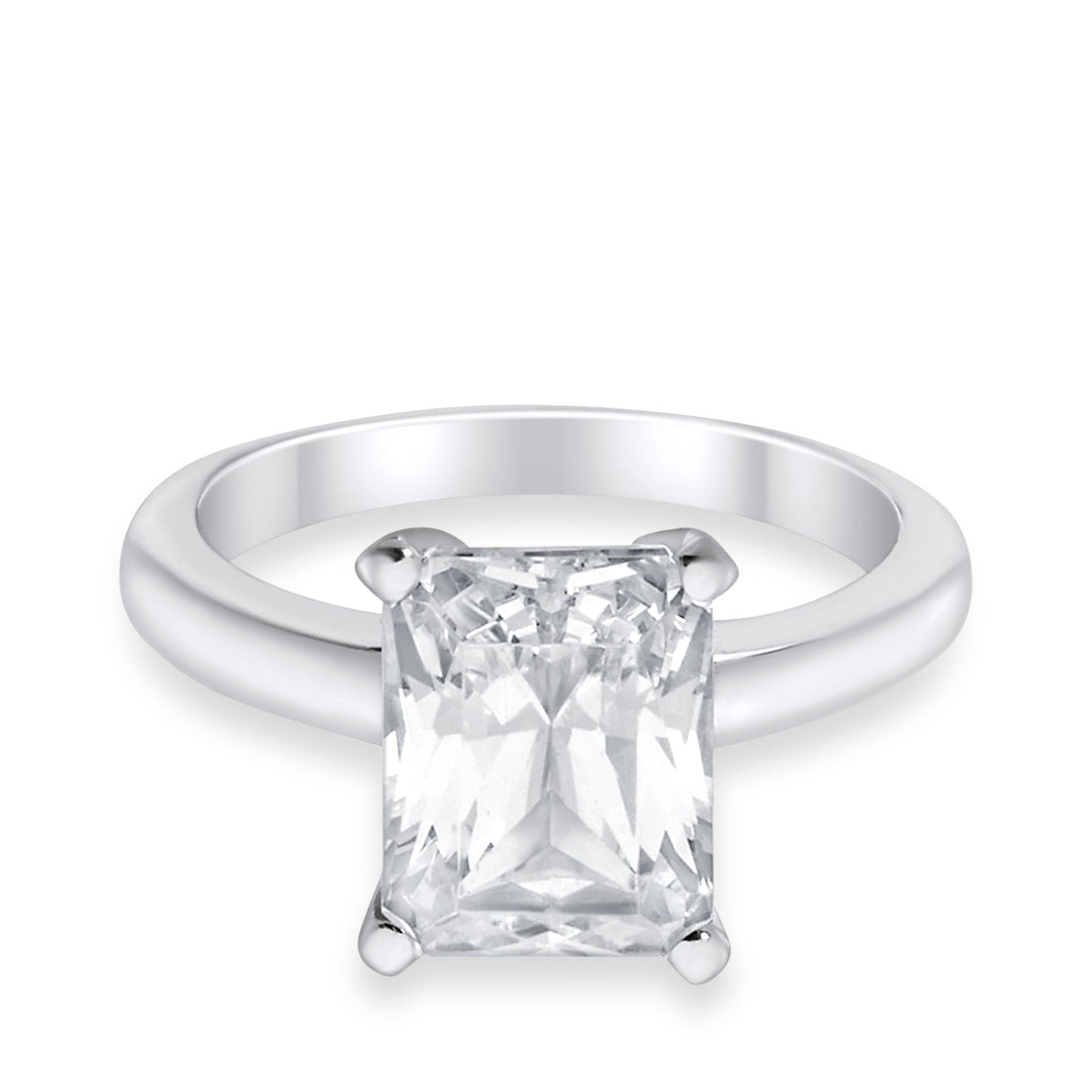 Solitaire Engagement Ring Cubic Zirconia Wholesale