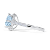 Round Halo Diamond Ring