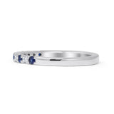 Half Eternity Stackable Diamond Band