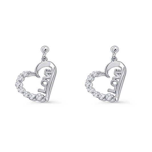 Heart Stud Earring