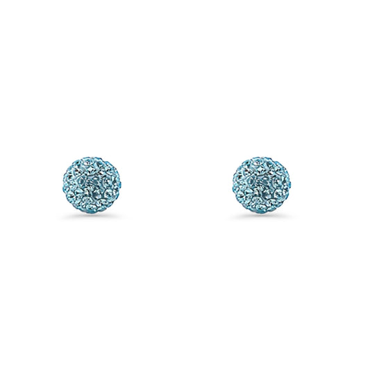 Full Ball Stud Earrings