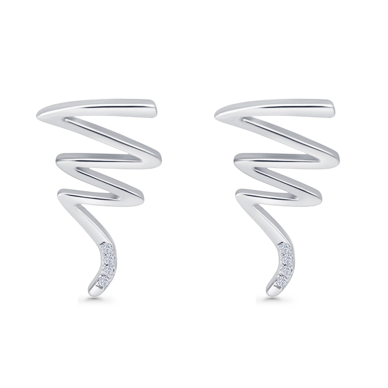 Zigzag Stud Earrings