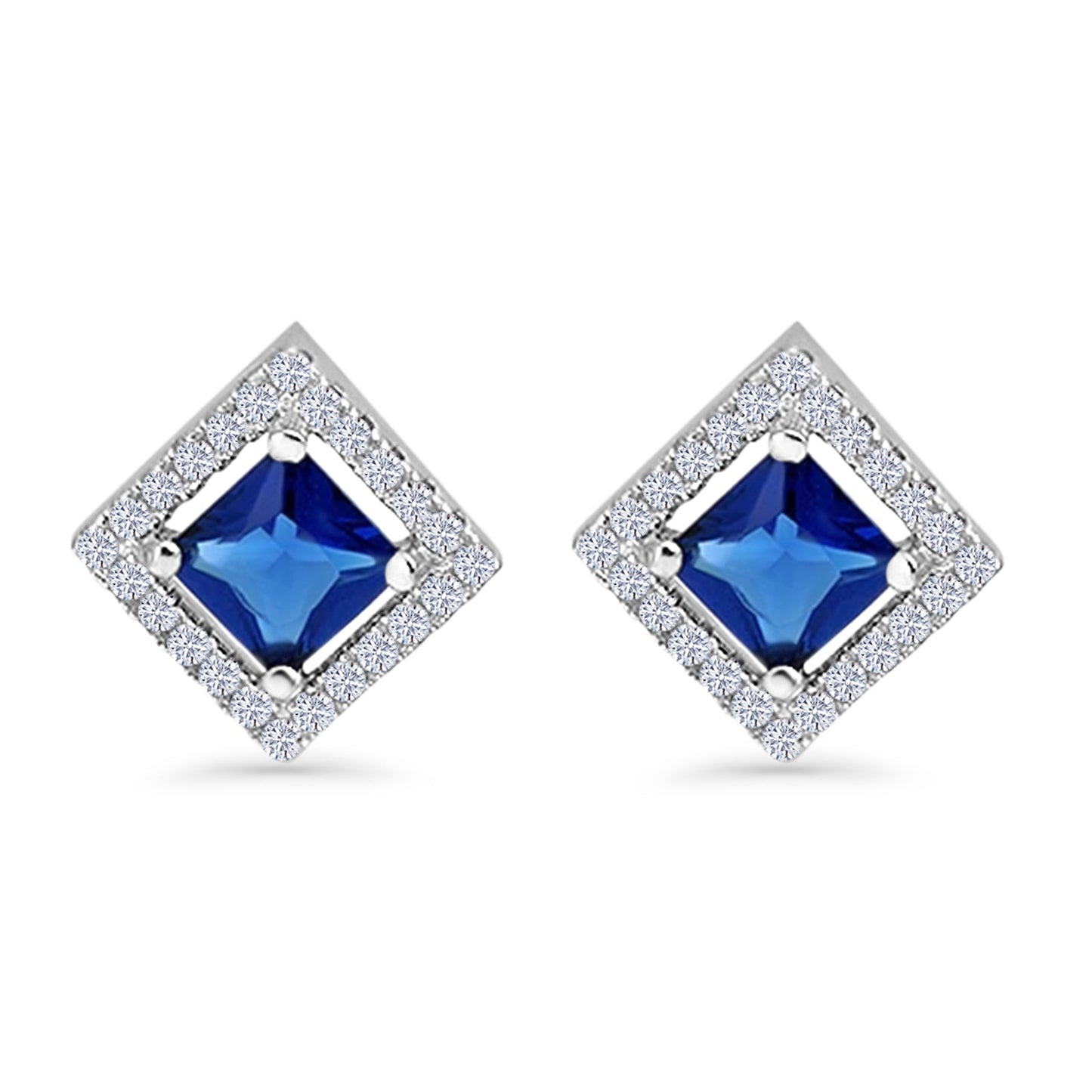 Square Stud Earrings