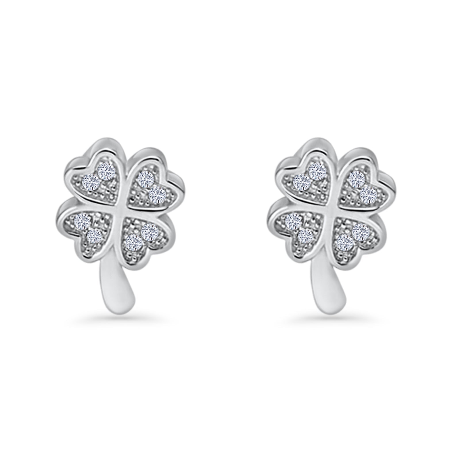 Clover Leaf Stud Earring