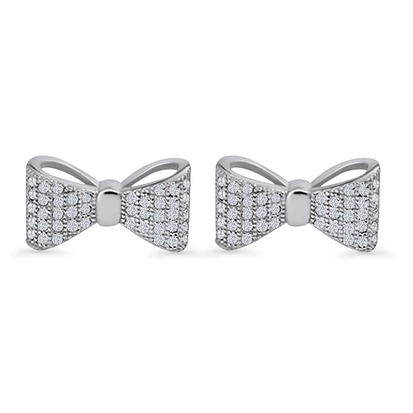 Ribbon Stud Earring