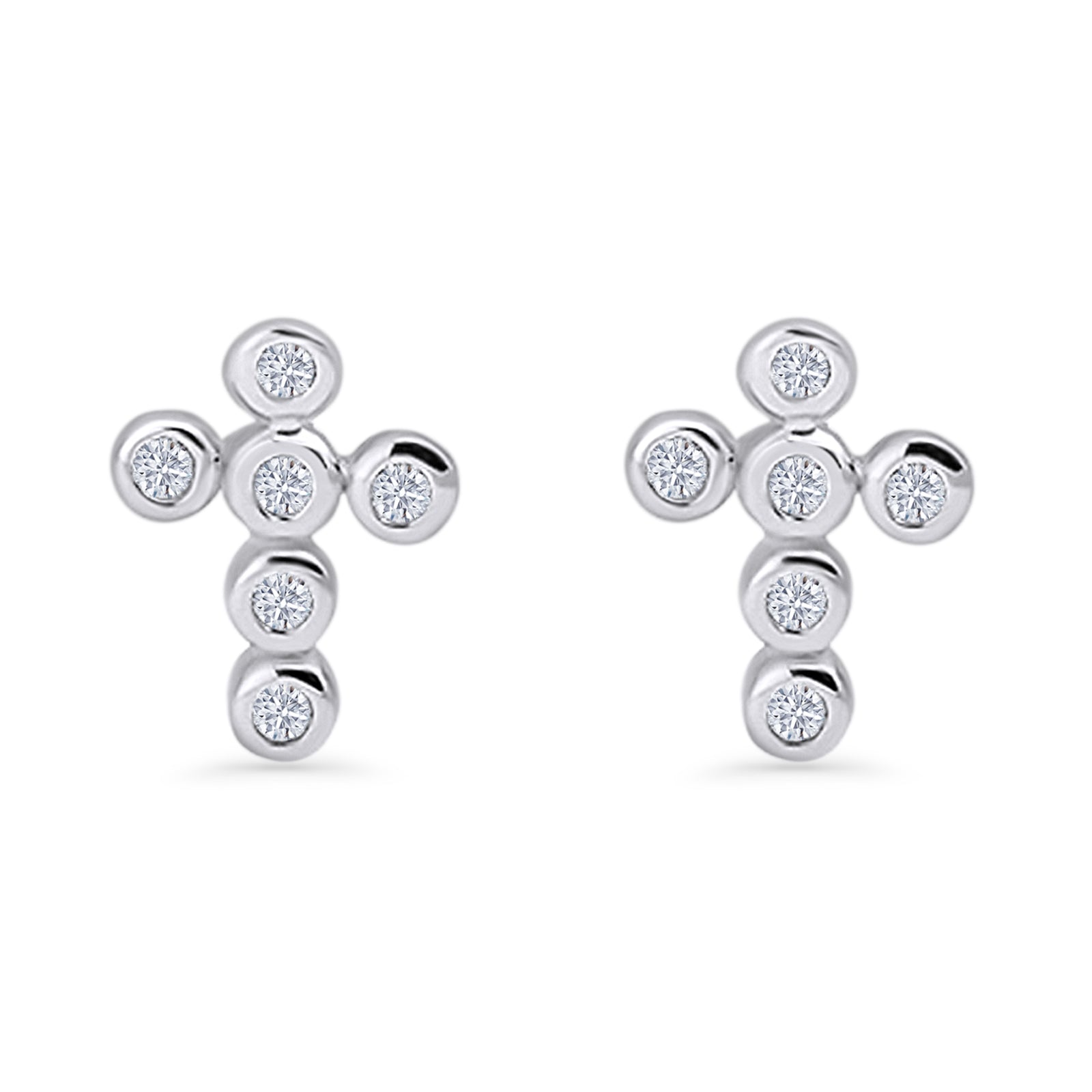 Crisscross Stud Earring