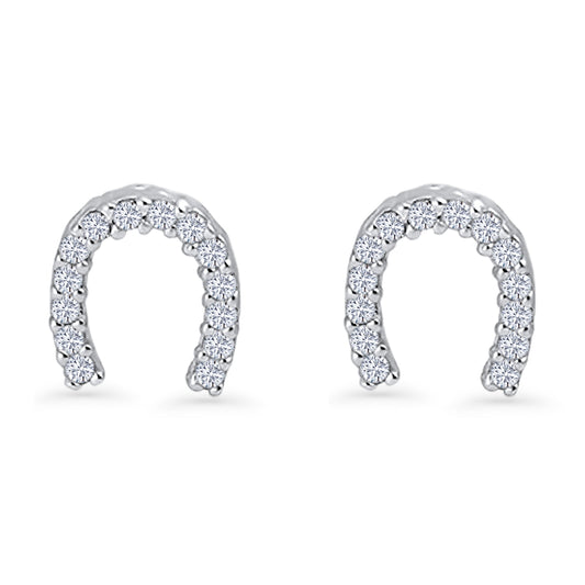 Horseshoe Stud Earring