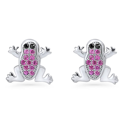 Frog Stud Earring