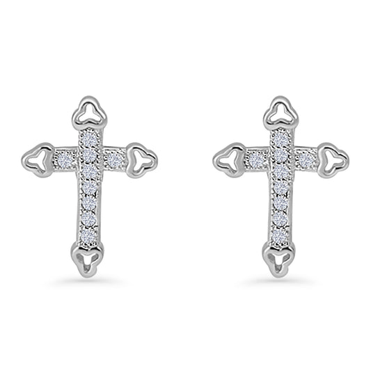 Cross Stud Earring