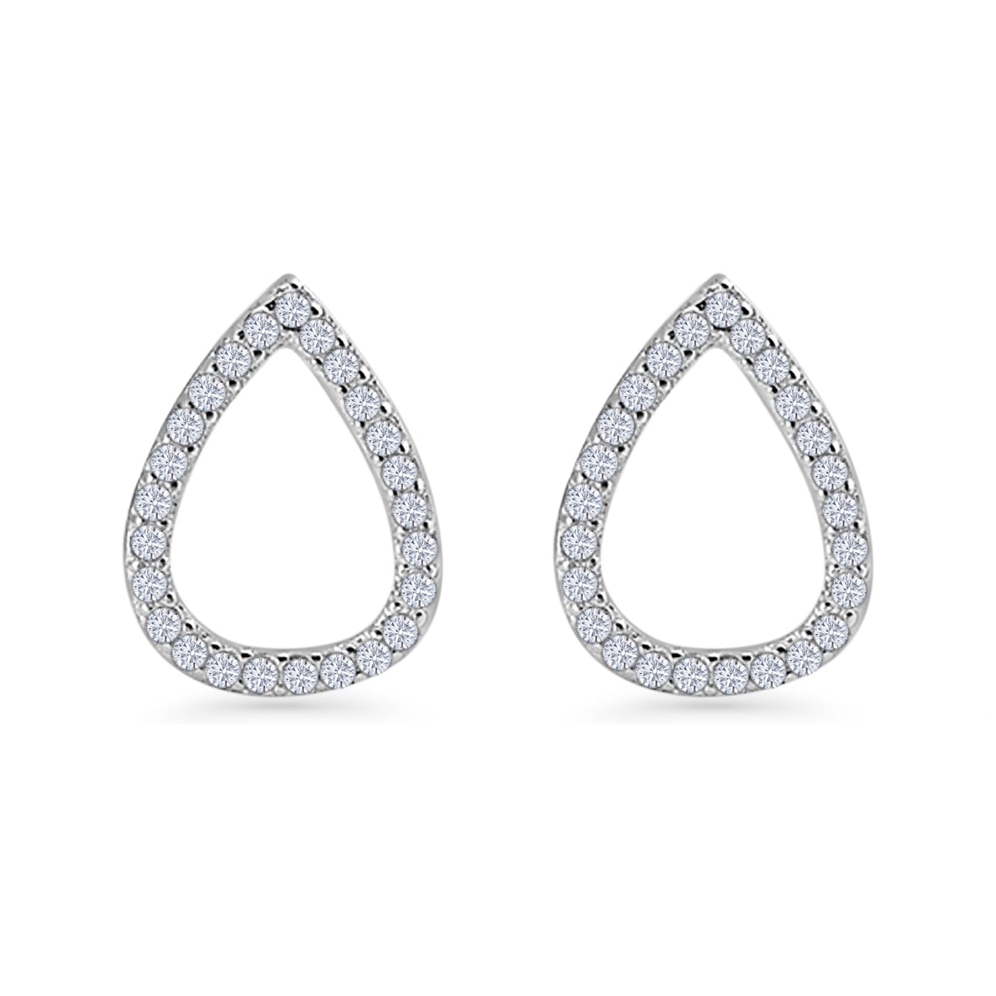 Pear Teardrop Stud Earring