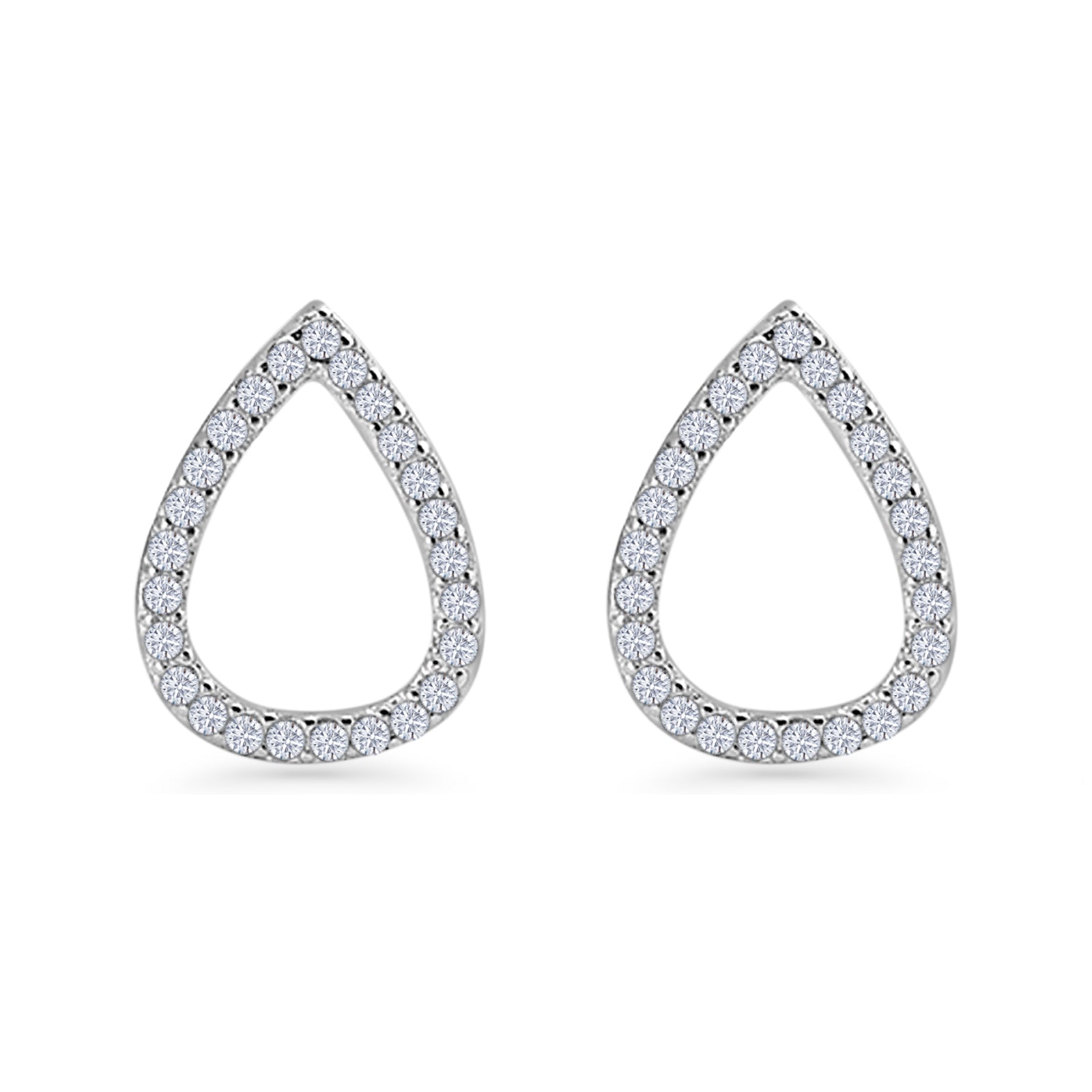 Pear Teardrop Stud Earring