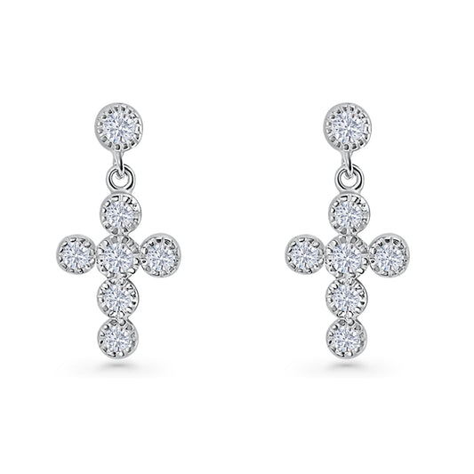 Cross Stud Earring