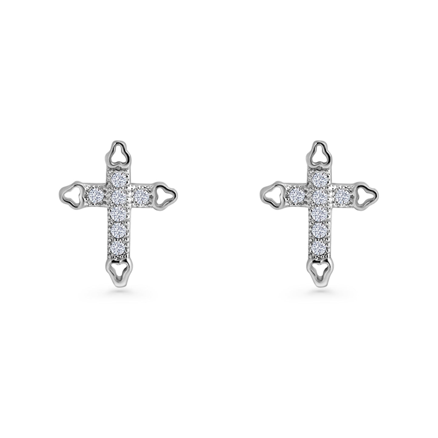 Cross Stud Earrings