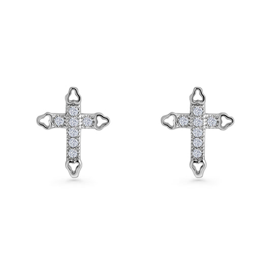 Cross Stud Earrings