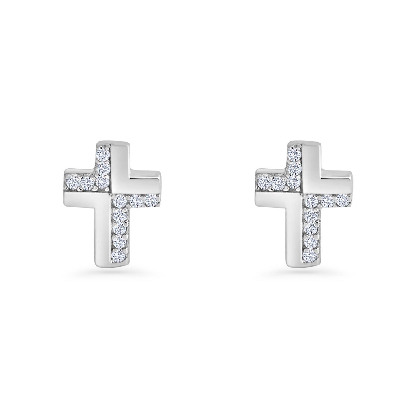 Cross Stud Earrings