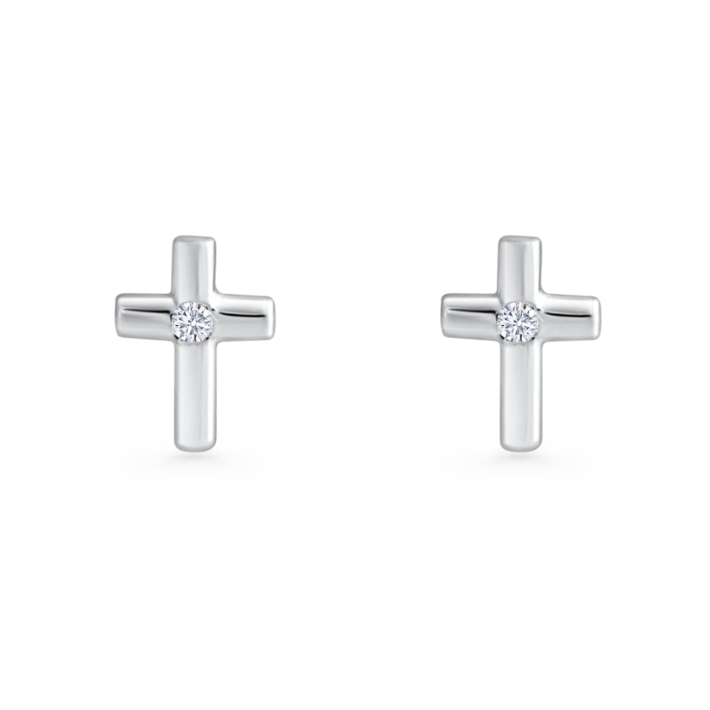 Cross Stud Earrings