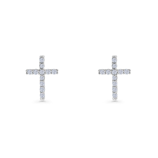 Cross Stud Earring