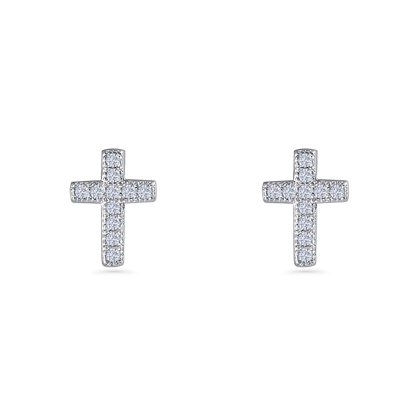 Cross Stud Earring