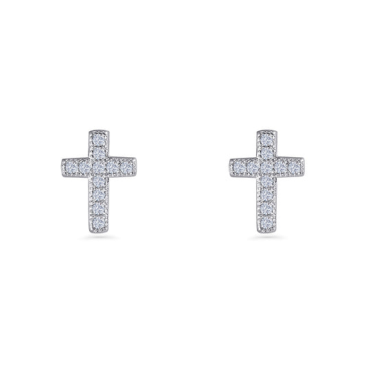 Cross Stud Earring