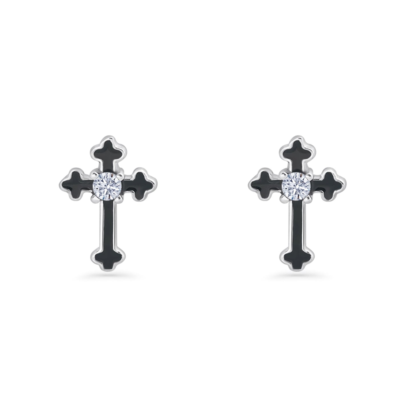 Cross Stud Earring