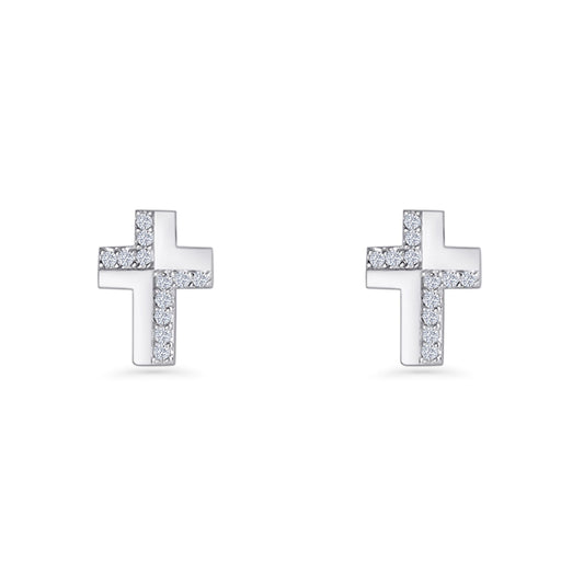 Cross Stud Earring