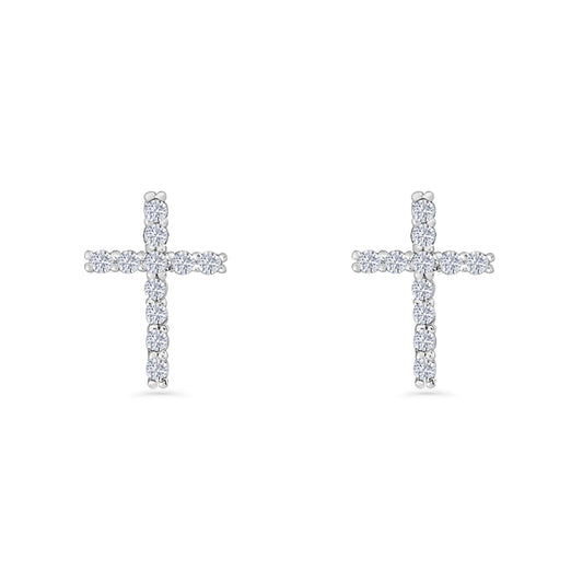 Cross Stud Earring