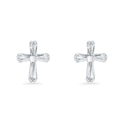 Cross Stud Earring