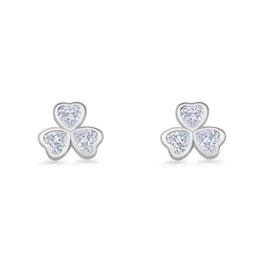 Clover Leaf Stud Earring