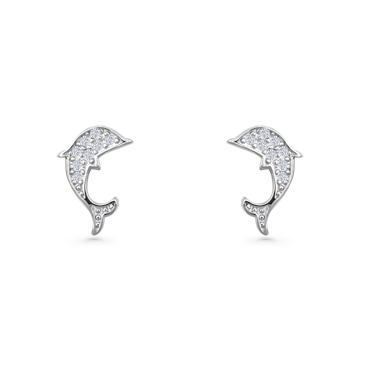 Dolphin Stud Earring