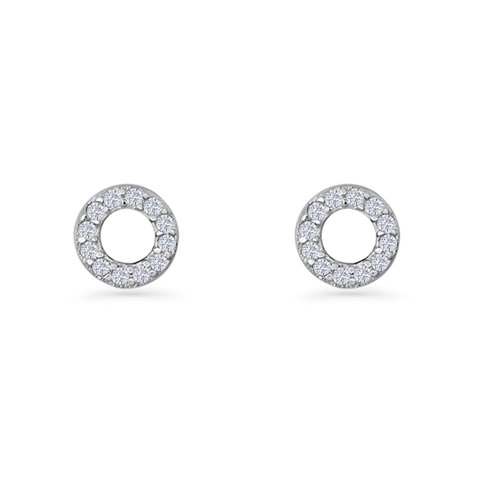  Circle Stud Earring