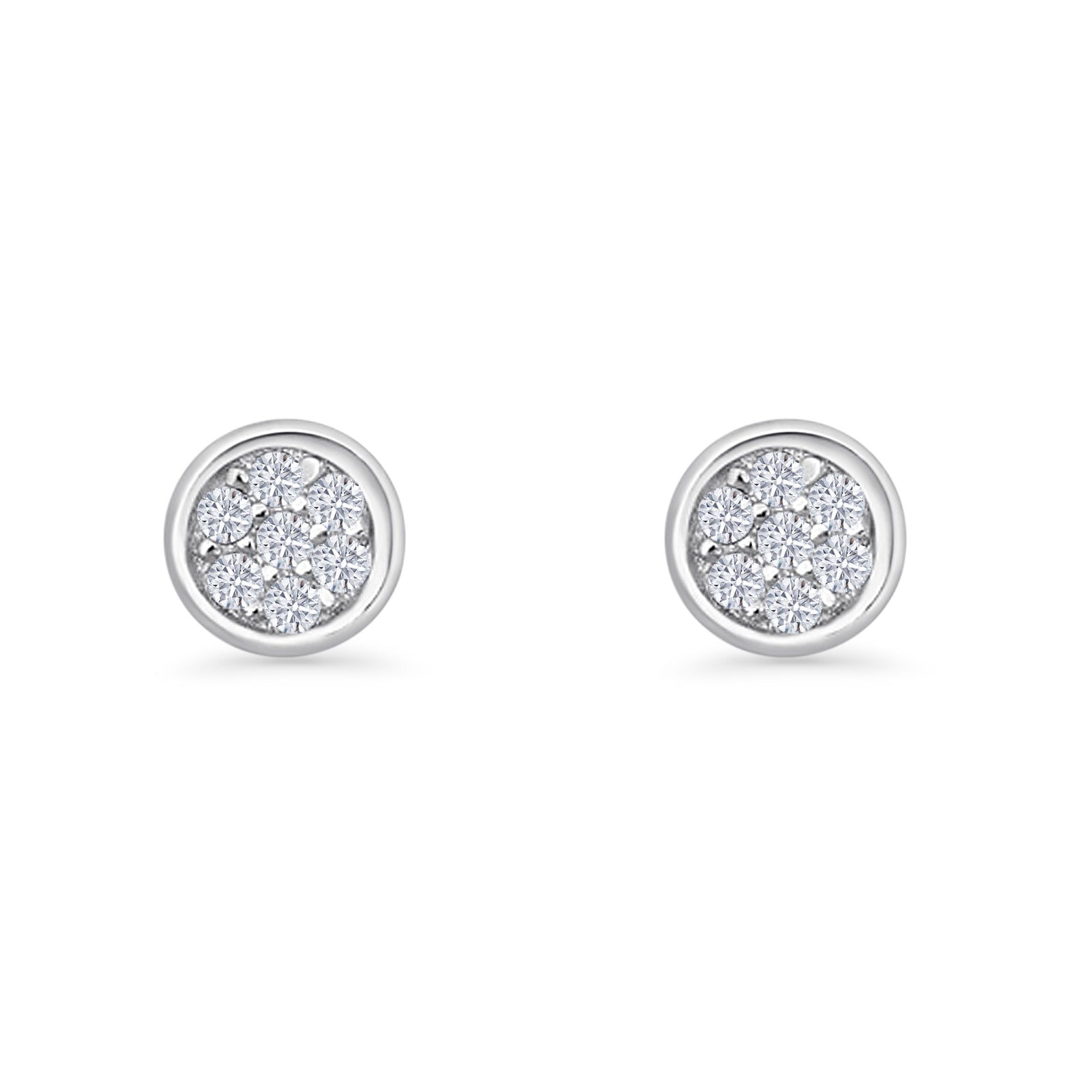 Round Stud Earring