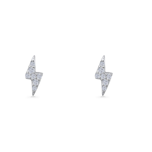 Thunderbolt Stud Earring