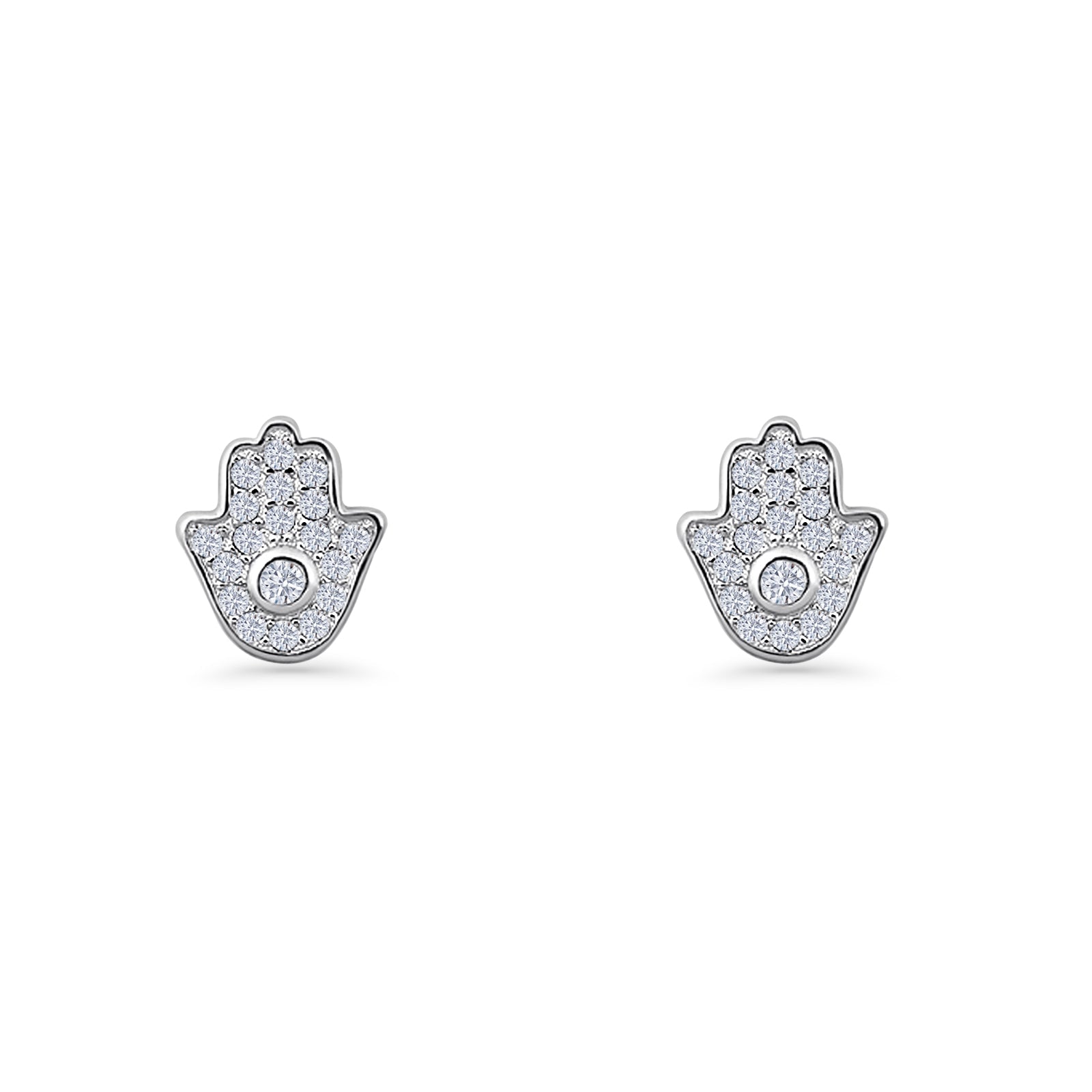 Hamsa Hand Stud Earring