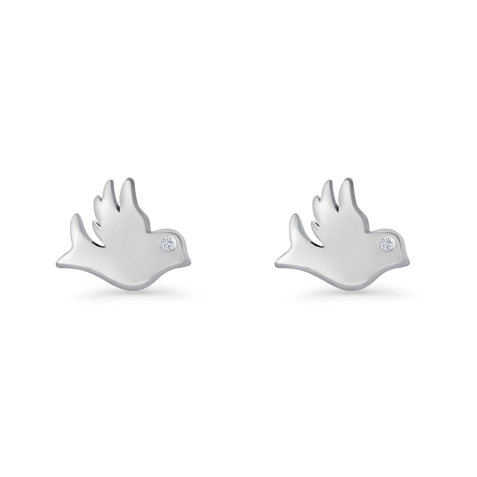 Dove Stud Earrings