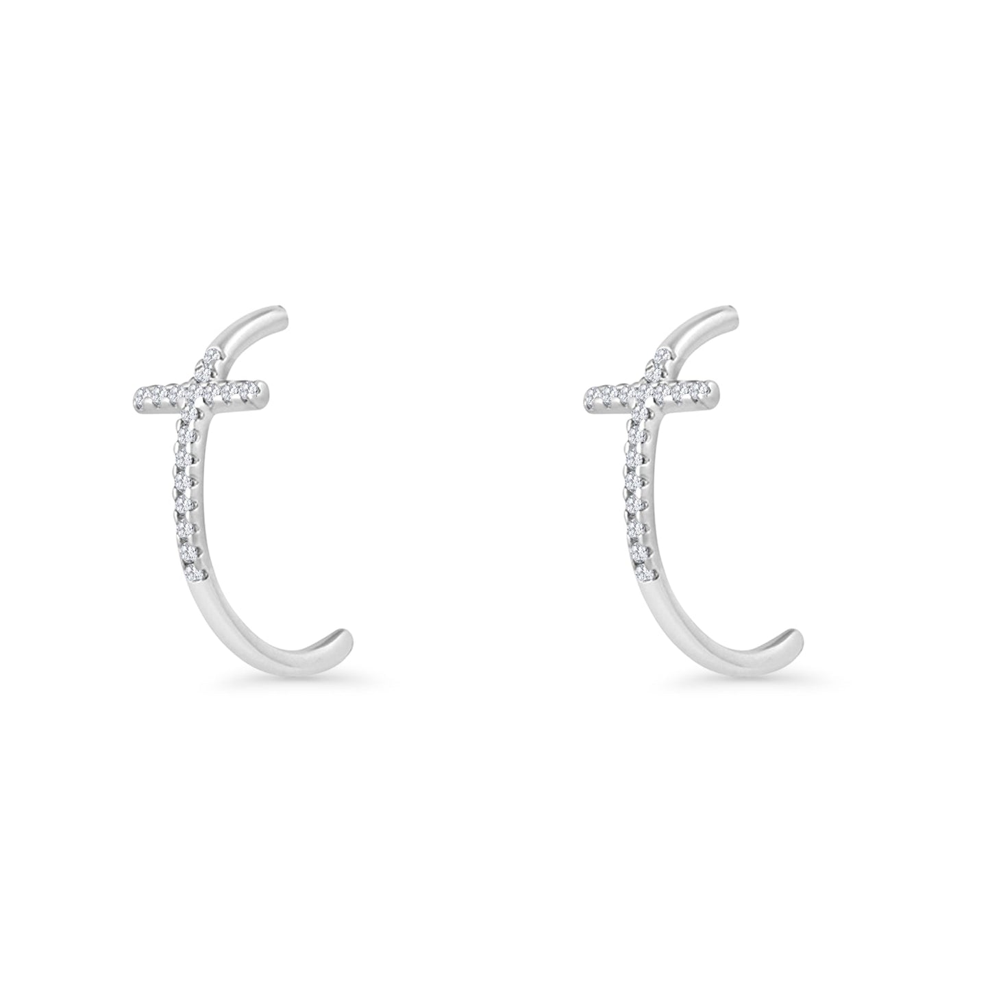 Cross Stud Earrings