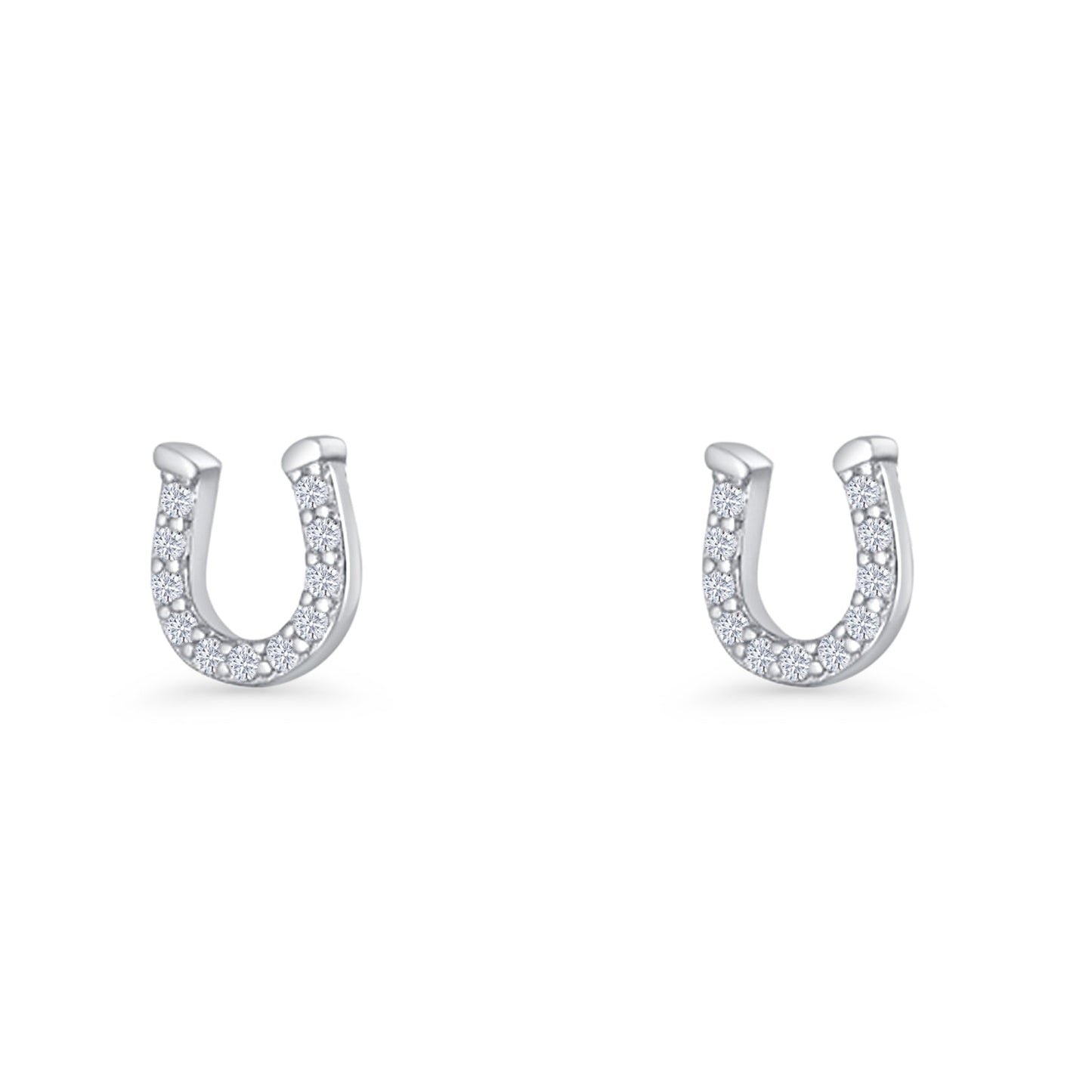 Horseshoe Stud Earrings