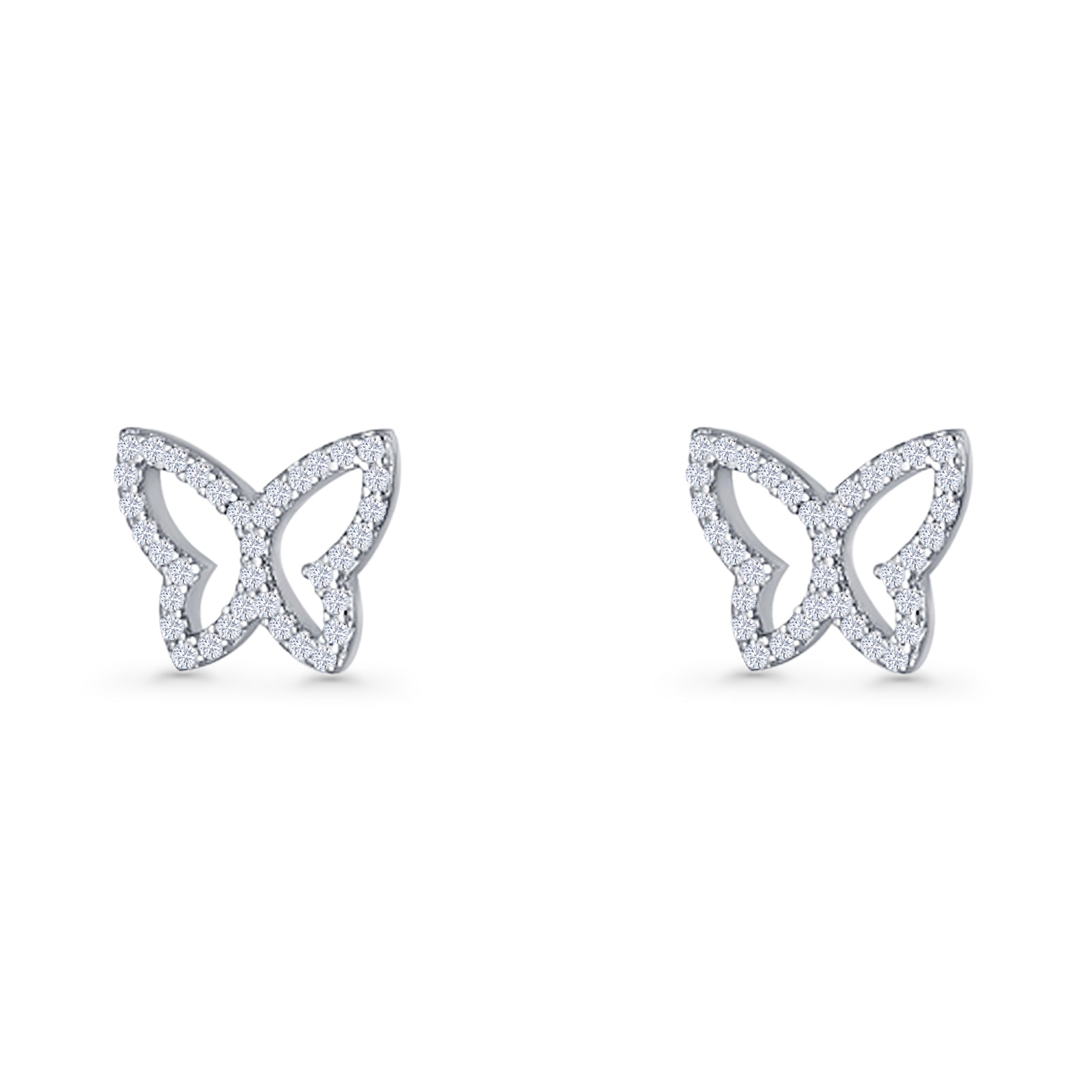 Butterfly Wings Stud Earrings