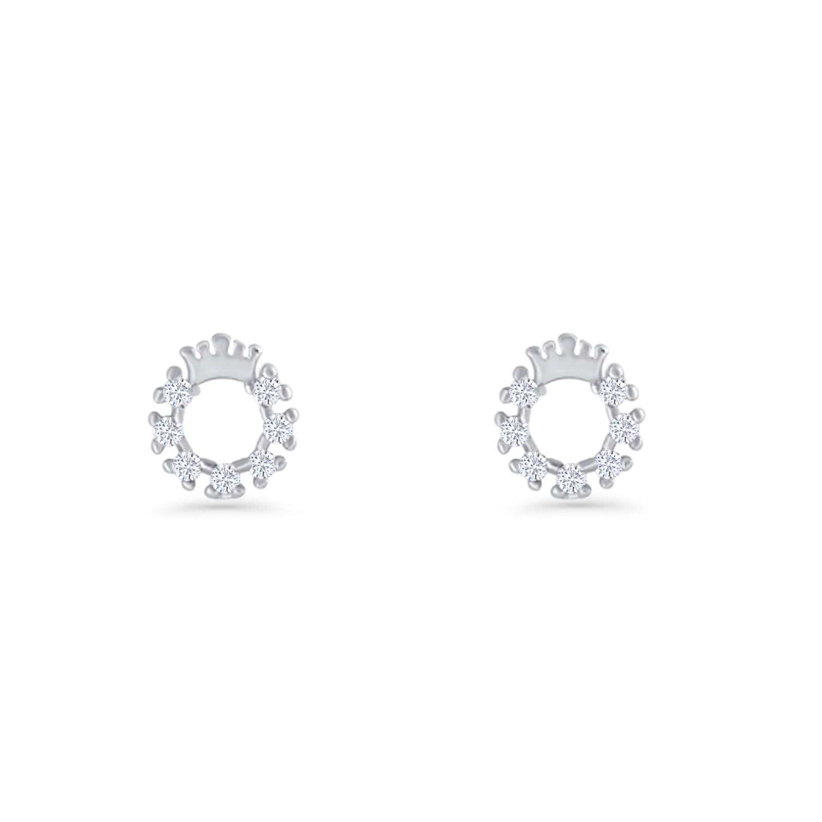 Crown Stud Earrings