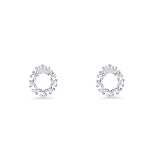 Crown Stud Earrings