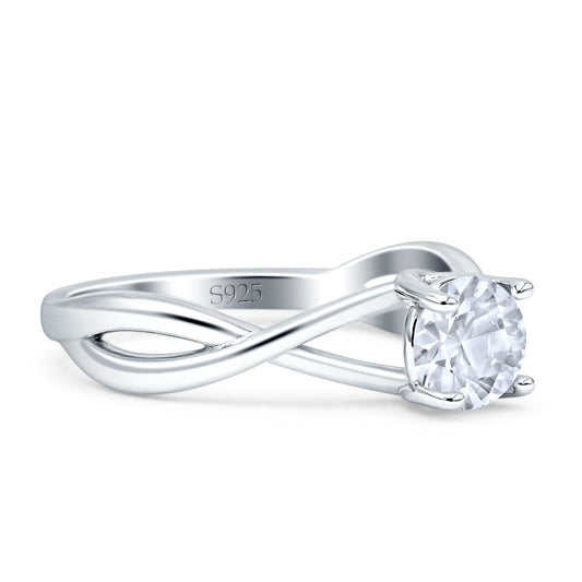 Split Shank Solitaire Ring