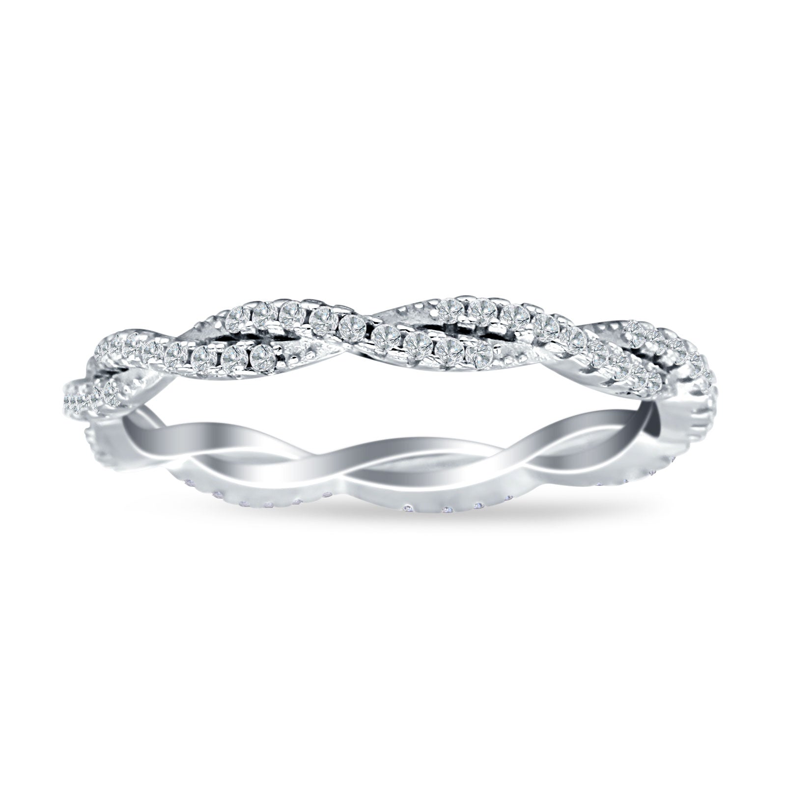 Full Eternity Twisted Ring