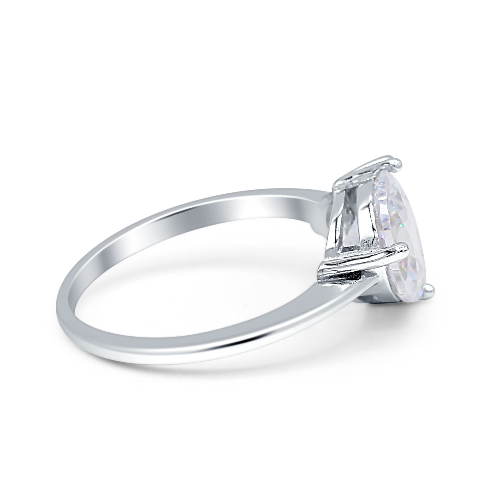Two Stone Pear Ring