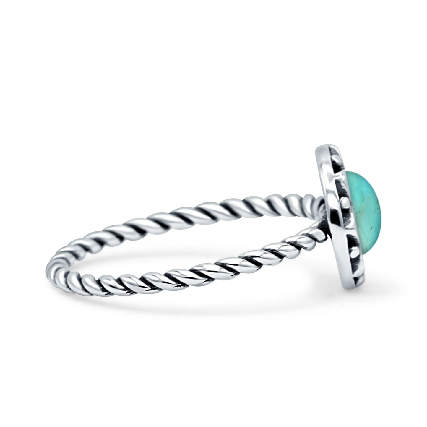 Floral Twisted Rope Ring