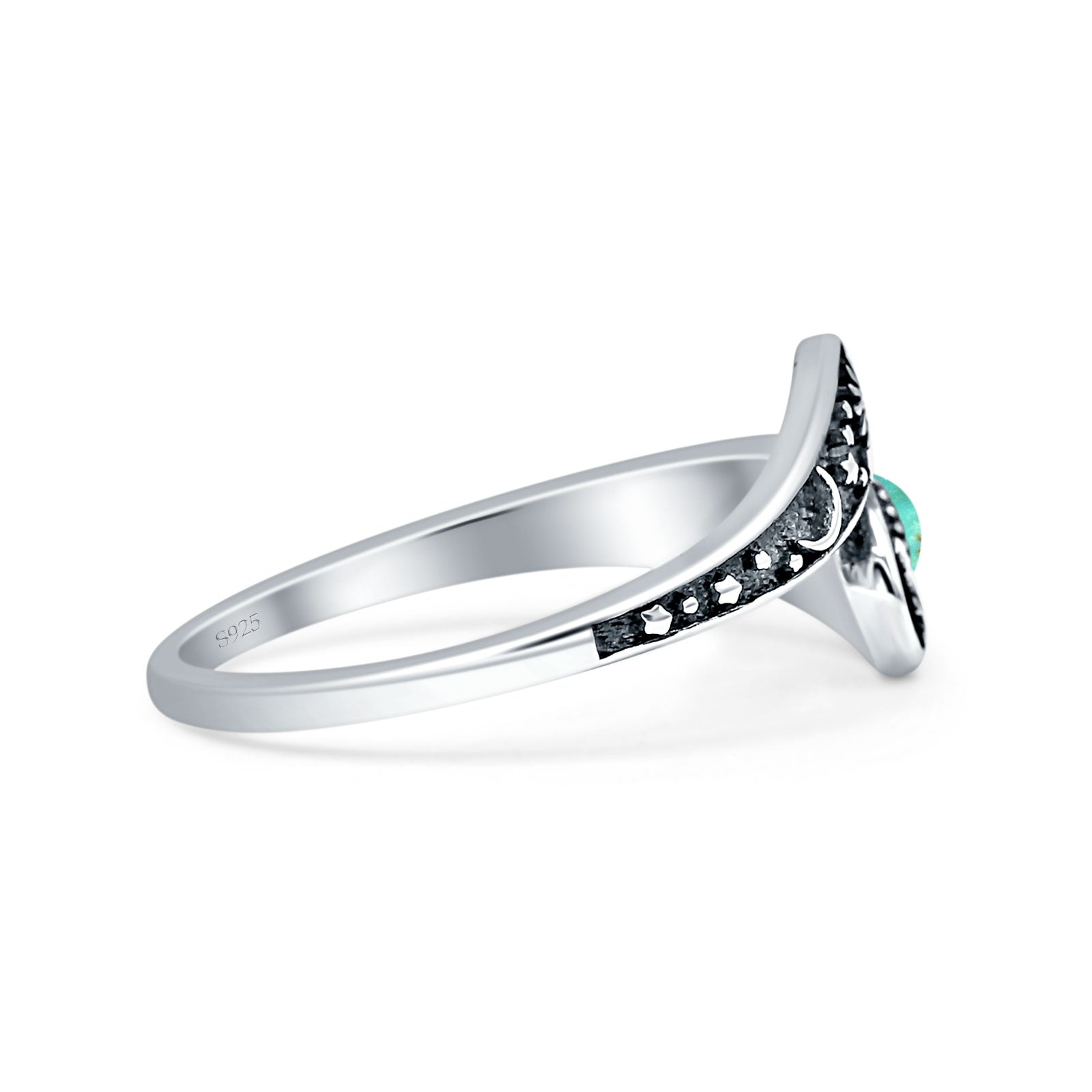 Moon Sun Stars Ring
